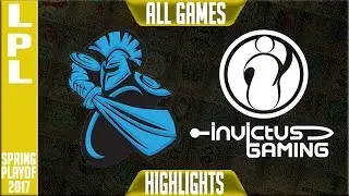 Newbee vs Invictus Gaming Highlights All Games - LPL Spring 2017 Playoffs - NB vs IG All Games