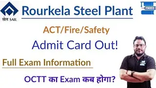 SAIL ACT, FIRE & Safety Manager  Admit Card 2022 out||Watch full information for Exam||