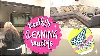 CLEAN WITH ME 2017 | WEEKLY CLEANING ROUTINE | CLEANING MOTIVATION