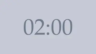 2-Minute Countdown Timer | Ghost &times; Light Slate Grey