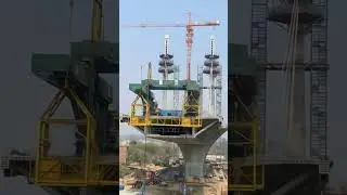Bridge box girder? #bridges  #highway #video #excavator #heavycivil #concrete #machine