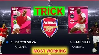 CAMPBELL TRICK ARSENAL CLUB BOX DRAW | PES 2021 MOBILE