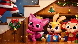 Christmas Surprise: Santa Claus Visits Pinkfong, Hogi, and Poki | Pinkfong Animation 🎁✨