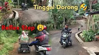 Test Drive Sepeda Listrik Roda 3 EXOTIC Ke Tanjakan SAMALENGOH CAMP | Auto Dorong Ampe Ngos-ngosan 😩
