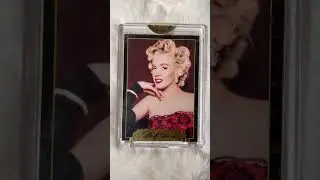 My new Ultra Rare Marilyn Monroe RUBY card, with a genuine earth mined RUBY. FINDOM
