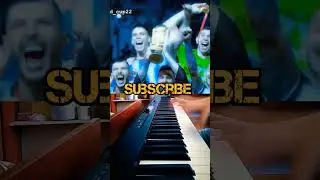 Woka Woka - Piano Version / Fifa word 2022 champions #messi #shorts #music