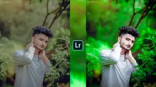 Nature green tone effect Lightroom photo editing//preset download free//