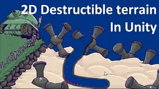 2D-разрушаемая местность в Unity