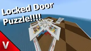 Puzzle locked Minecraft door tutorial.