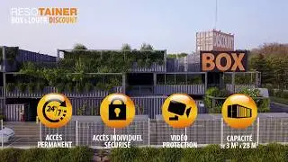 Visite d'un centre de self-stockage RESOTAINER : location de box de stockage discount