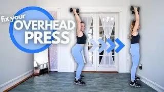 HOW TO FIX YOUR OVERHEAD PRESS FORM | functional shoulder mobility drills