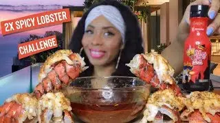 6 2X SPICY LOBSTER TAILS IN 5 MINUTES | SEAFOOD MUKBANG | SHAI SNACKS