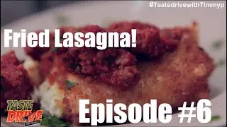 Fried Lasagna Mama's Meat Lasagna & Dessert Lasagna w/ Nutella | Taste Drive With Timmy P Ep #6 #nyc