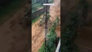 India Bhutan road closed #bhutan #travel #flooding