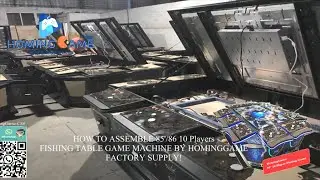 How+To+Assemble+85+86+Large+Screen+10+Players+Fishing+Table+Game+Machine+Hot+Fishing+Game+In+USA+By