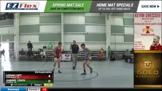94 Logan Luft Iowa Black vs Gabriel Leach Florida 8388716104