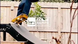 KO Ramps 2.5 Foot Portable Mini Ramp Set Up and Skate