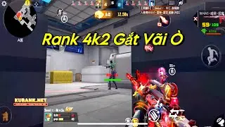CF Mobile | Leo Rank Thần 4k2 Cùng Sét M4A1 Mã Siêu Cứ Bắn Trượt Là Ngủm Hêhê | Tường CT