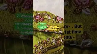 @Tgspgroup  light green color bridal designer blouse || latest maggam work blouse designs || Maggam
