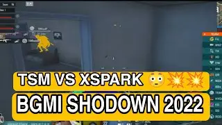 TSM VS XSPARK 😳😳 || TSM WIPED XSPARK 😧😧 || BGMI SHODOWN 2022💥💥 #games