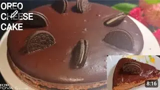 Super Easy No Bake Oreo Nutella Cheese Cake Recipe (No Egg, No Gelatin, No Condensed Milk