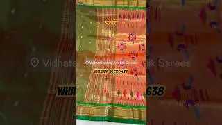 Handloom paithani saree | original paithani sarees