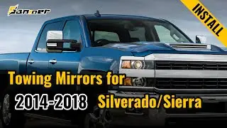 Towing Mirrors from Sanooer for 2014-2018 Silverado/Sierra
