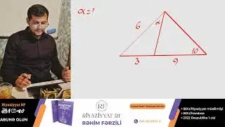 Maraqlı üçbucaq sualının 2 gözəl həll üsulu