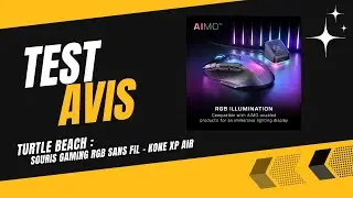 🥇 Turtle Beach - Souris Gaming RGB sans Fil - Kone XP Air - Test & Avis (2025)