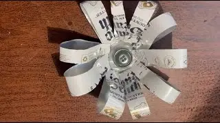 Aluminum Can to Upcycled Flower: Tutorial