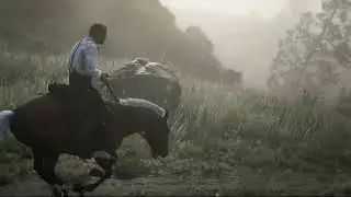 RDR2 ASMR Horse Trek | Immersive Wild West Ambience