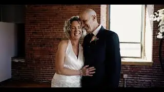 Emotional Vow Renewal // Mill 1 at Open Square // Lisa + Peter