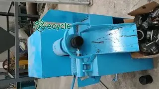 Scrap Car Oil Filter Dismantle Cutting Recycling Machine
