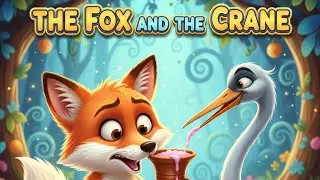 The Fox and the Crane 🦊 🦢 Bedtime Stories for Kids