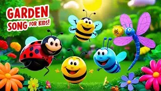 🦋Colorful Garden Adventure | Fun Garden Song for Kids🐞🦋