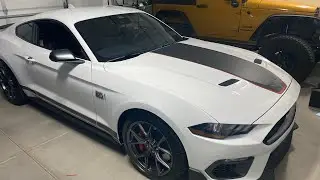 GT350R Steering Wheel Install on 2021 Mach 1