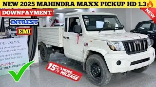 New 2025 Mahindra Maxx Pickup HD 1.3 Finance EMI Document 😱 😲 || Down Payment ✔️