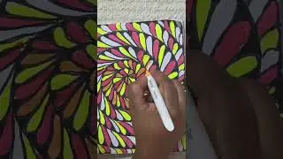 Doodle art for beginners | Easy and Relaxing art | Calm #drawing