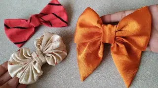 Different Types of Bow Design Cutting And Stitching | DIY Fabric Bow Making Ideas | ND Fashion Point