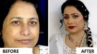 Mature Skin Step-by-step Makeup Tutorial ✨️|| #MakeupTutorial #Shorts  