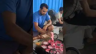 Halwai Style Rose Ghevar recipe 🌹