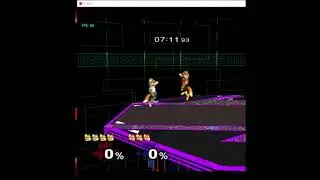 SSBM short hop vs full hop vertical acceleration