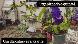 Organizando o Quintal com Calma 🌿Transformação Relaxante