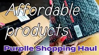 My first UNBOXING video 🥰 / Purplle shopping haul 💜 / Affordable products #shorts #purplle
