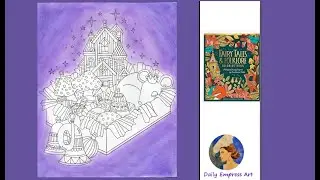 Pt 1 Real-time Gelatos background adult coloring page Fairy Tales & Folklore