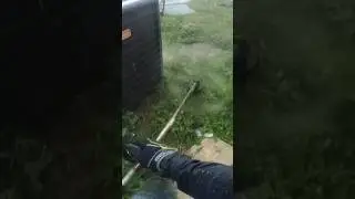 Cutting grass in the rain | What&rsquo;s at stake #monumental #lawncare #moments