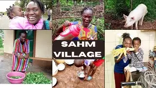 Life as a SAHM in the village//laundry, Autistic child care,// slow living in the village