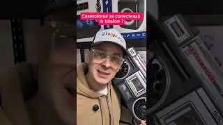 Casetofon retro cu Bluetooth, conectare la telefon, redă muzică modernă și sunet nostalgic #bojero