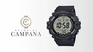 Rel&oacute;gio Casio Masculino Digital AE-1500WH-1AVDF