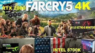 FAR CRY 5 RTX 2080 4K BENCHMARKS